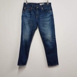 AG Jeans The Ex Boyfriend Slim Slouchy Slim Womens 27 Blue Denim LED157511YFRT